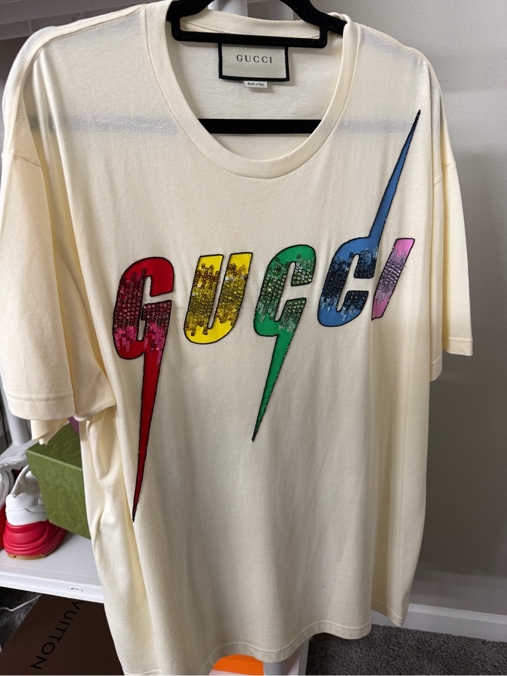 Gucci Logo Short-Sleeve T shirt Authentic - Picture 2 of 2